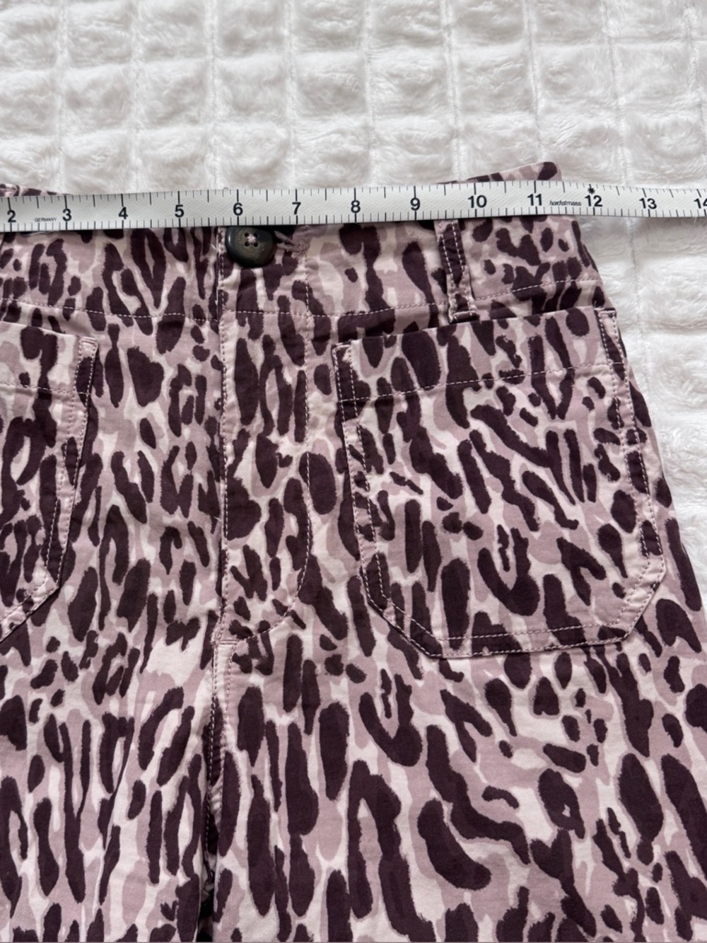 Maeve 23 The Colette Animal Print Wide Leg High Waist Pants - Picture 3 of 7
